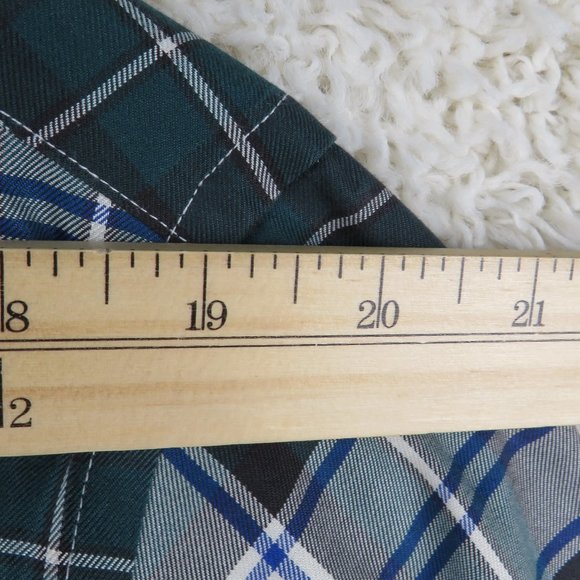 Brooks Brothers* Men's Long Sleeve Button Down Curved Hem Plaid Shirt~ Large‎ - Picture 8 of 12